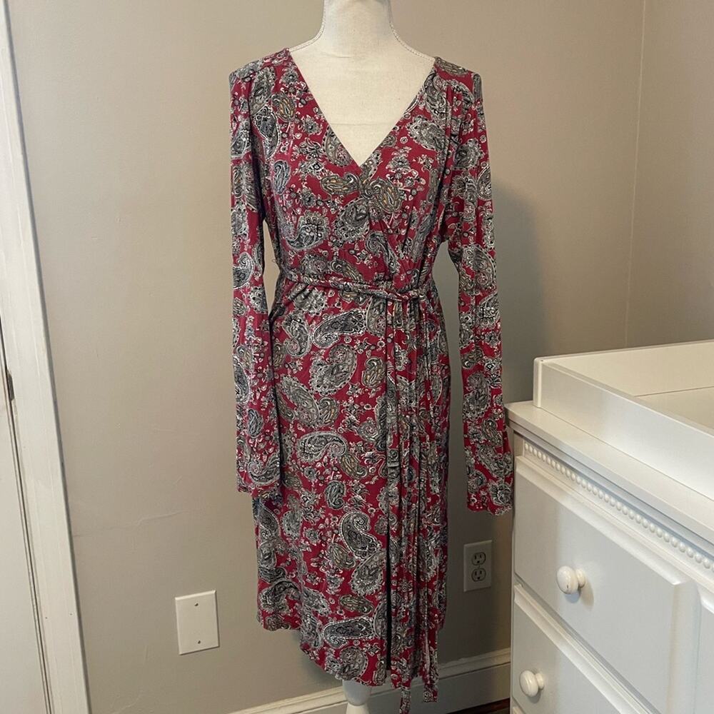 Pink Blush Faux Wrap Dress
